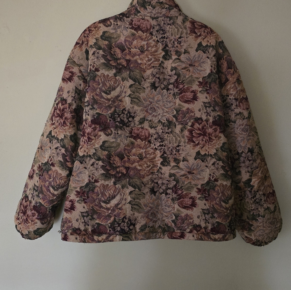 Floral Puffer Jacket - Picture 5 of 5